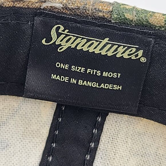 Signatures Camouflage Ball Cap Hat Strapback Baseball - Picture 8 of 13